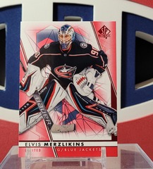Elvis Merzlikins 2022-23 - Sp Authentic Base Limited Red  Upper Deck